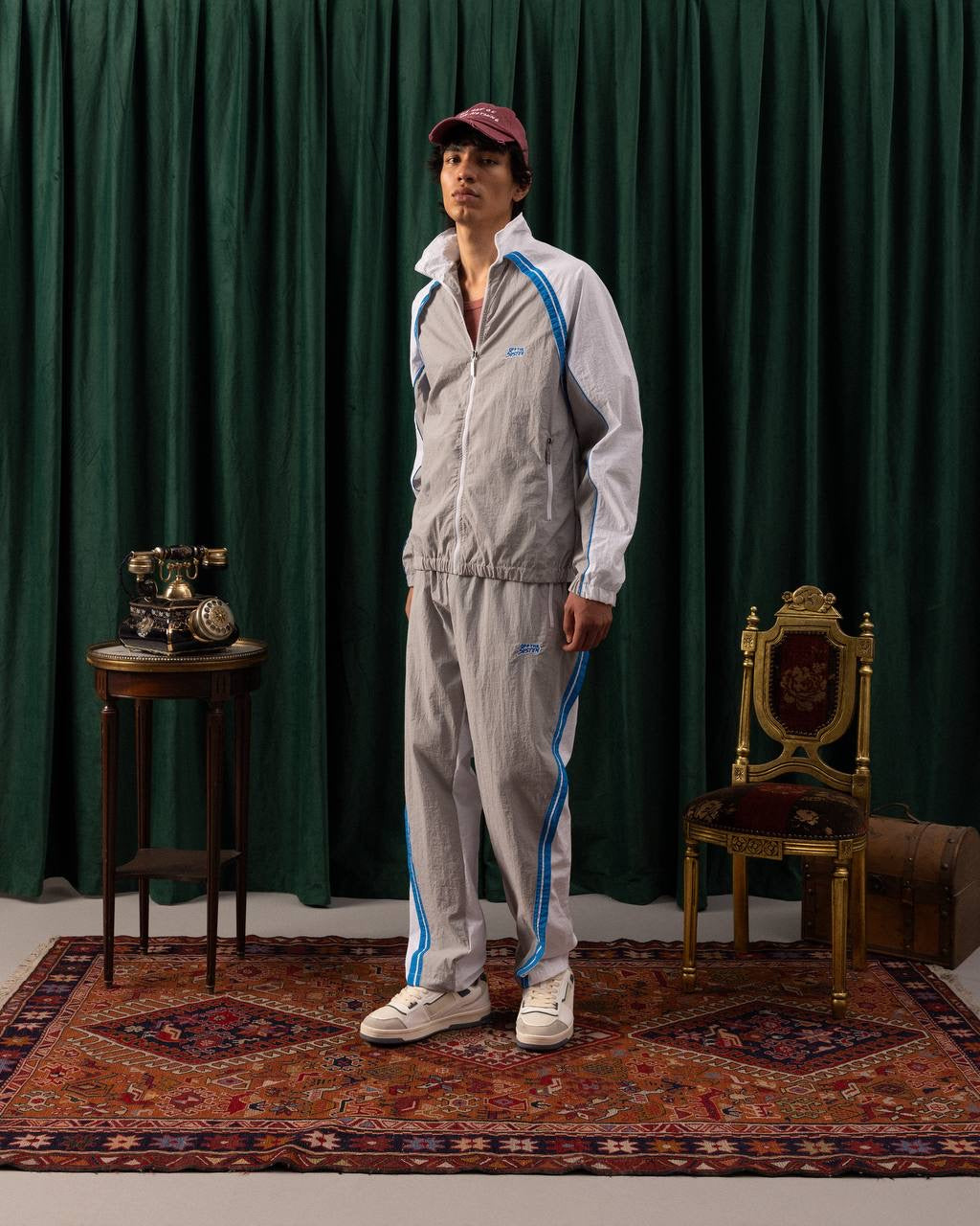 Men’s Retro Tracksuit Collection – Classic Color Block Style