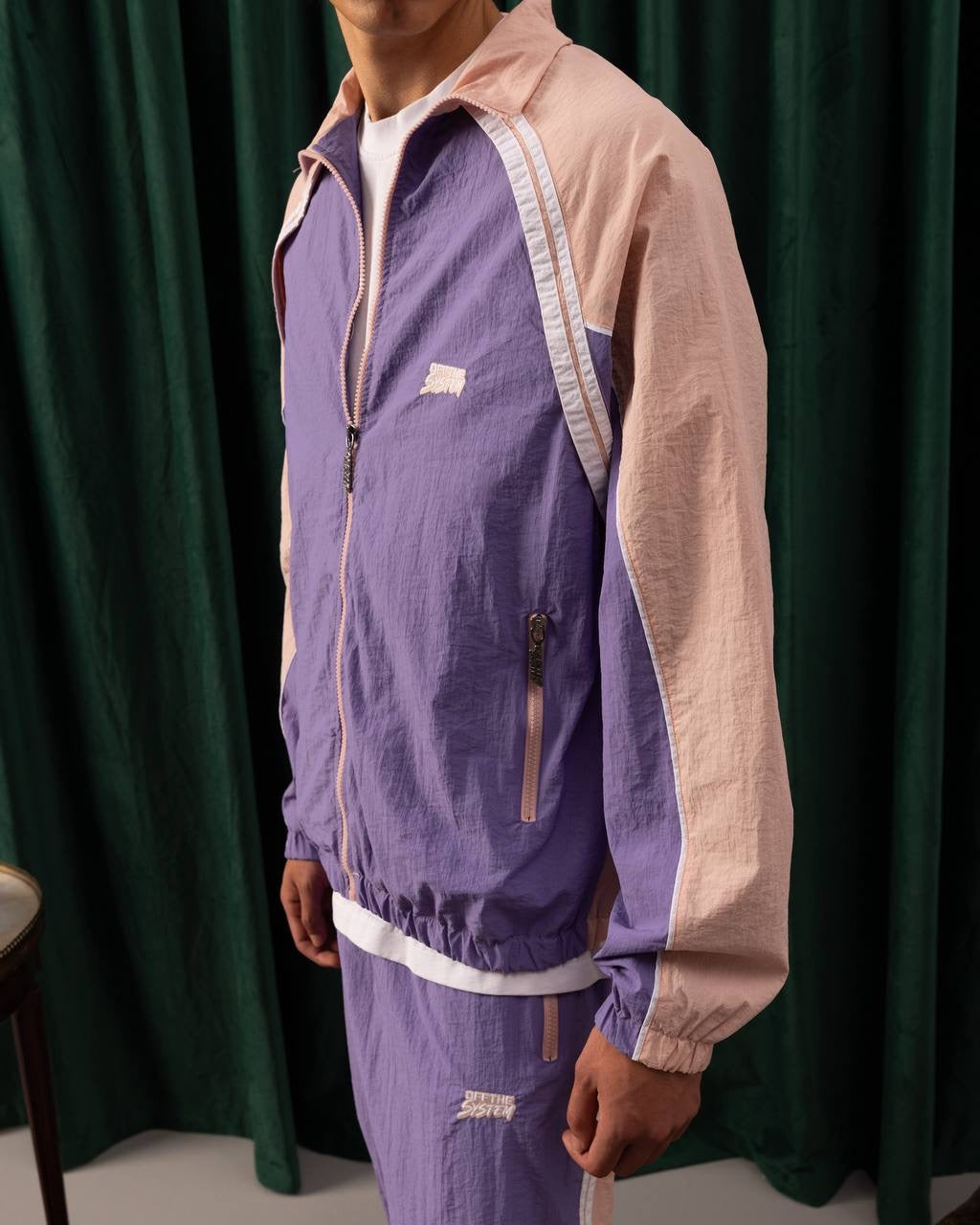 Men’s Retro Tracksuit Collection – Classic Color Block Style