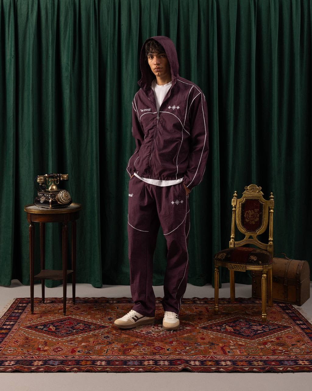 Men’s Retro Tracksuit Collection – Classic Monochrome & Earth Tones