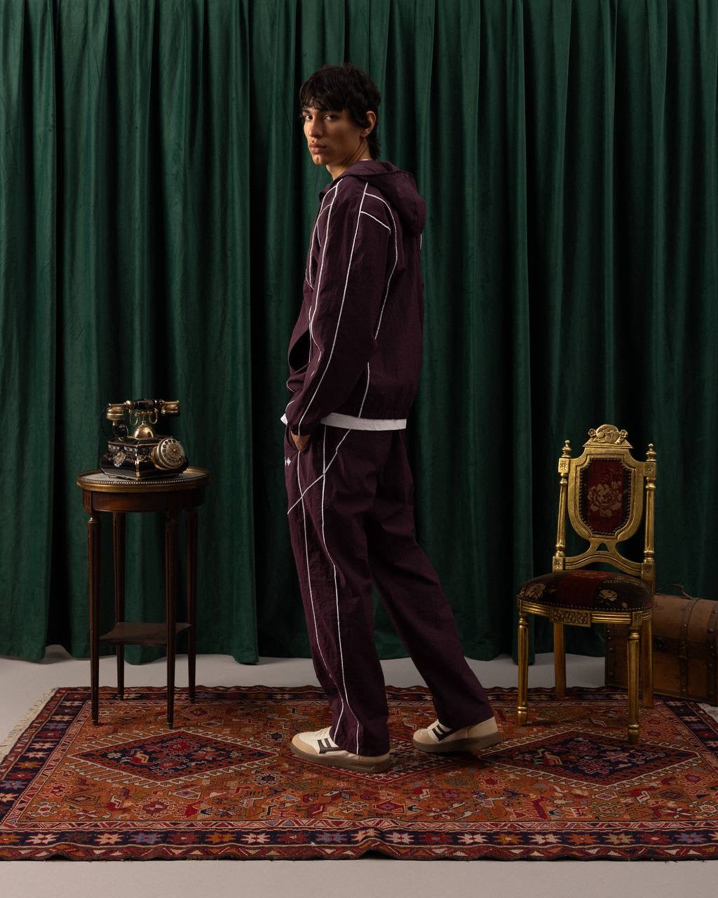 Men’s Retro Tracksuit Collection – Classic Monochrome & Earth Tones