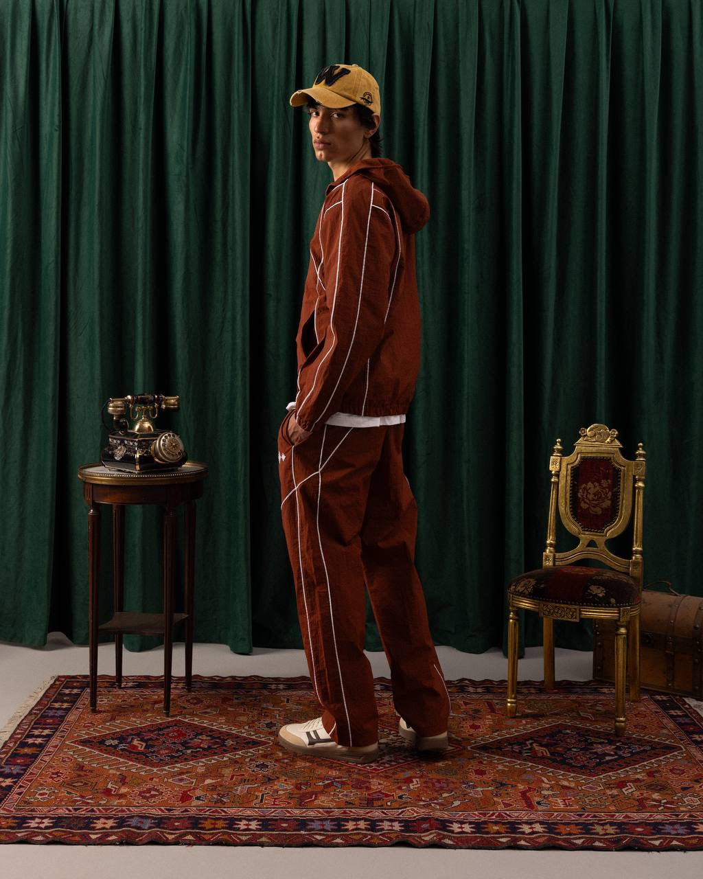 Men’s Retro Tracksuit Collection – Classic Monochrome & Earth Tones