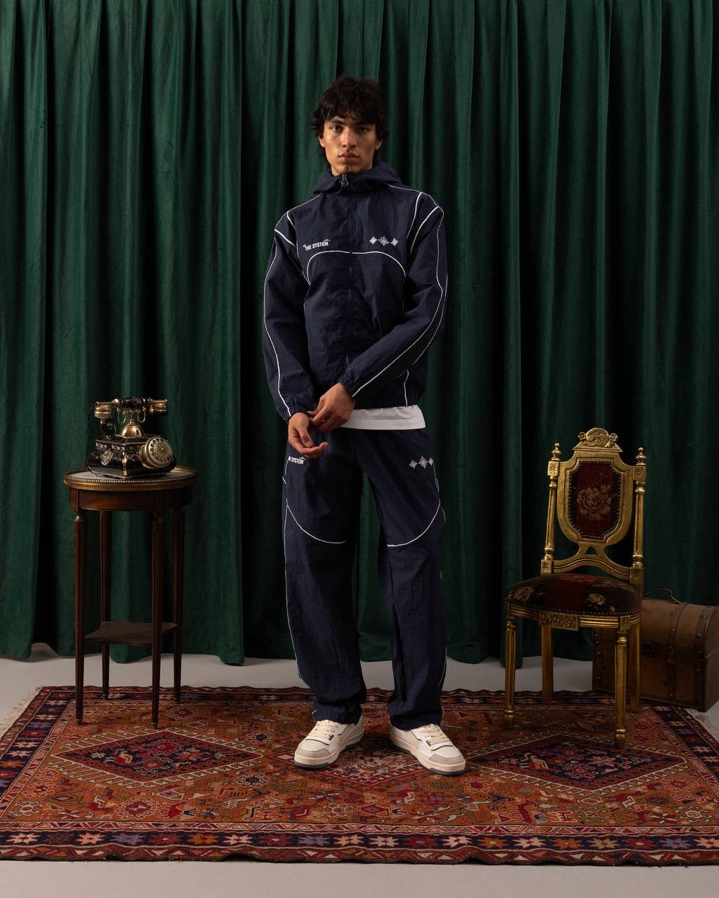 Men’s Retro Tracksuit Collection – Classic Monochrome & Earth Tones