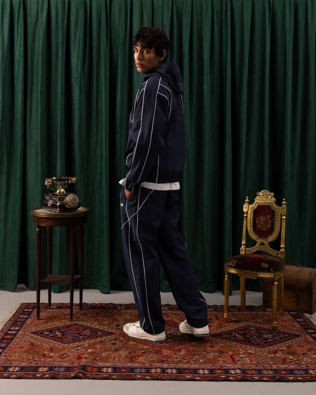 Men’s Retro Tracksuit Collection – Classic Monochrome & Earth Tones