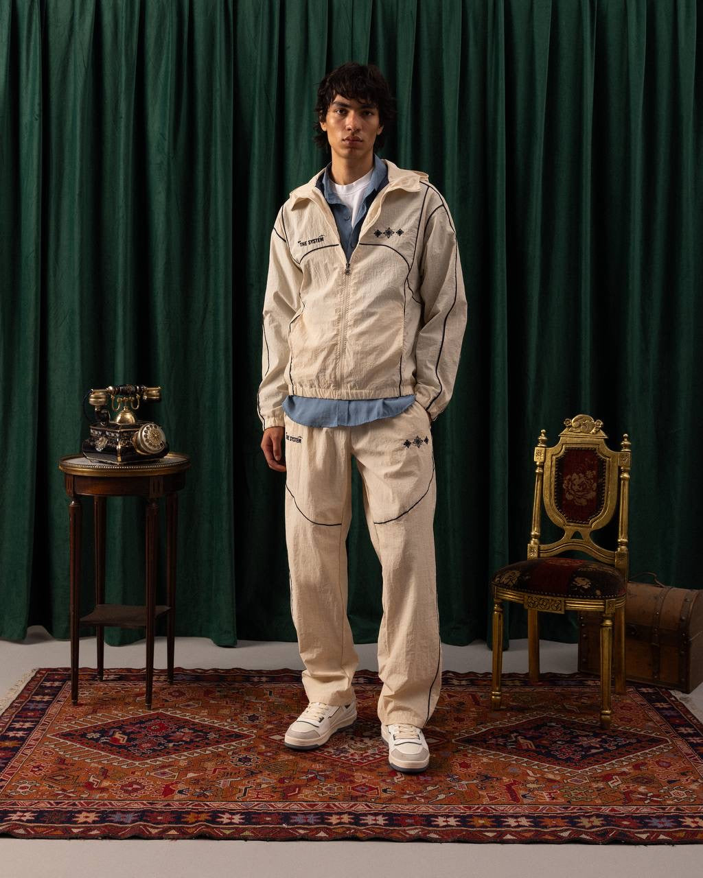 Men’s Retro Tracksuit Collection – Classic Monochrome & Earth Tones