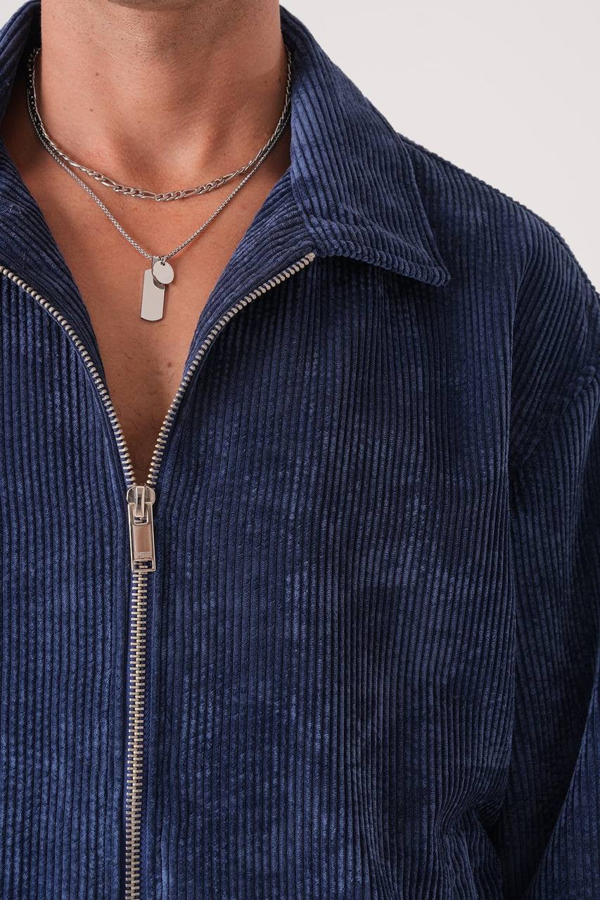 Men’s Corduroy Relaxed Tracksuit Set