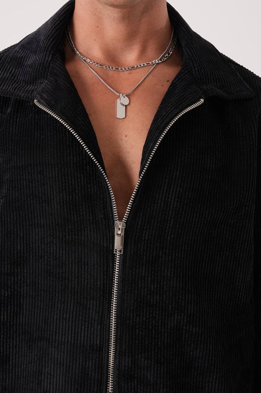 Men’s Corduroy Relaxed Tracksuit Set