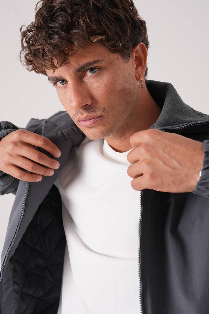 Men’s Minimal Bomber Jacket