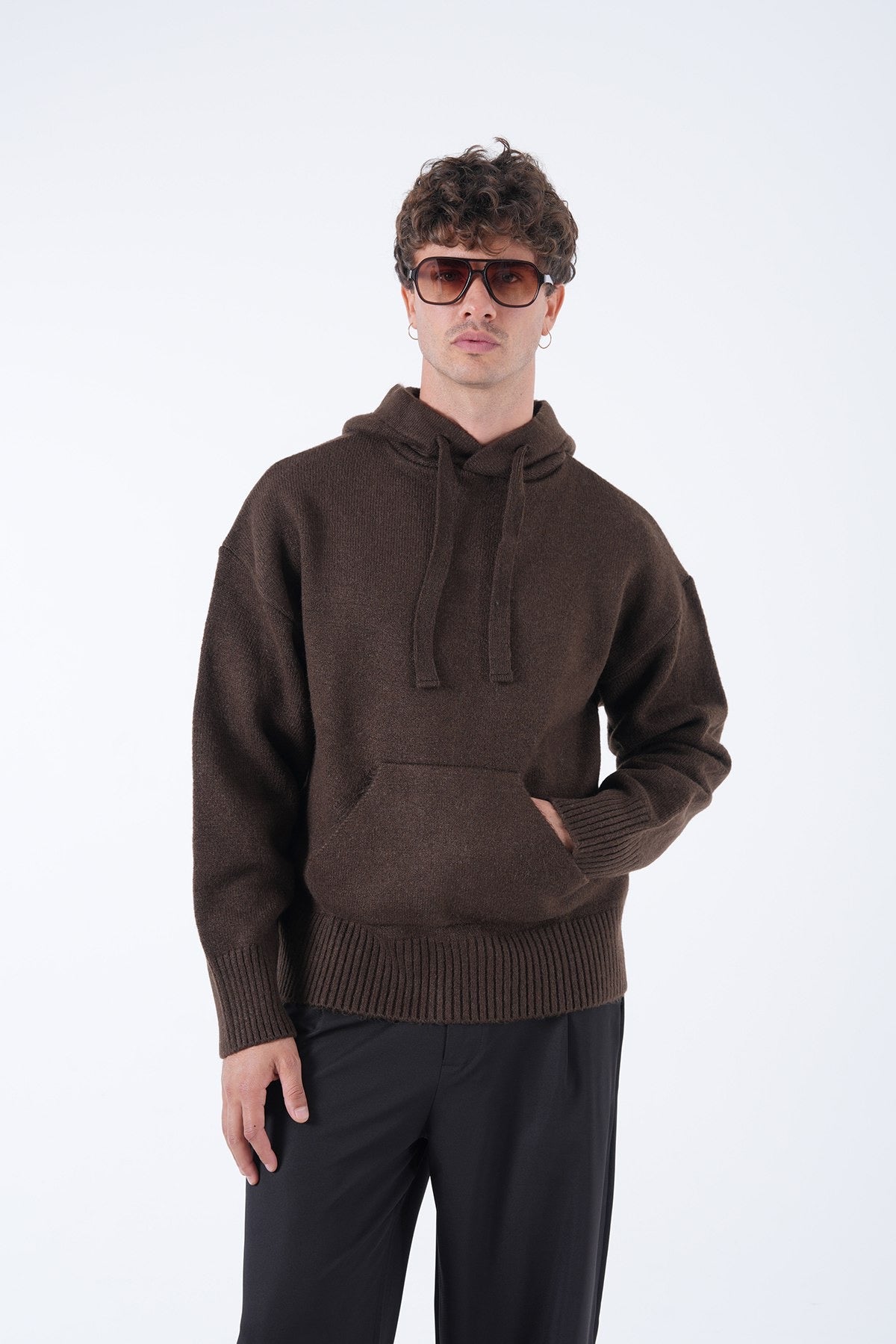 Men’s Essential Knit Hoodie – Core Collection