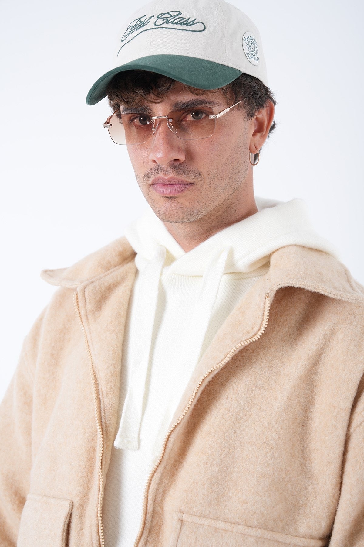 Men’s Classic Wool Blend Zip Jacket – Multi-Color Collection