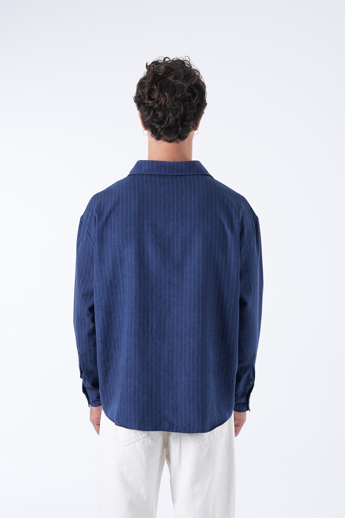 Men’s Striped Long-Sleeve Shirt – Refined Essentials