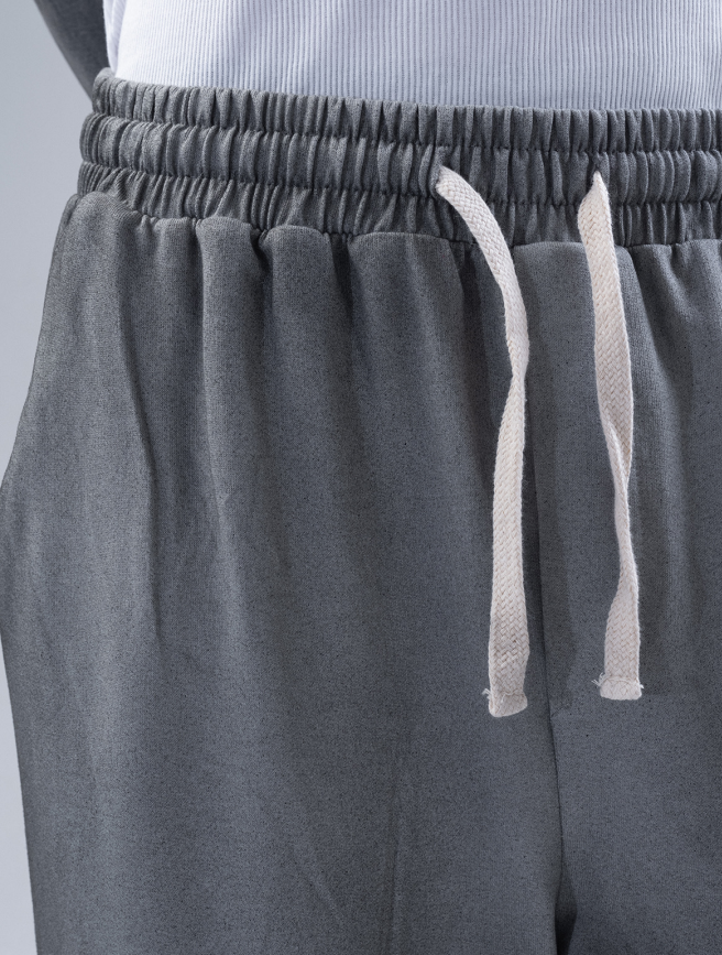 Grey Drawstring Sweatpants for Men