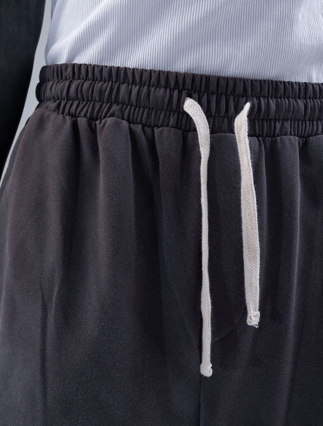 Black Drawstring Sweatpants for Men
