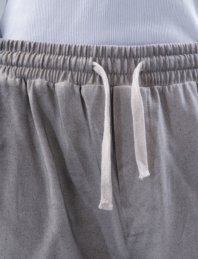 Grey Ombre Drawstring Sweatpants for Men