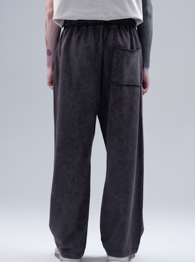 Men’s Casual Dark Sweatpants with Drawstring Waist