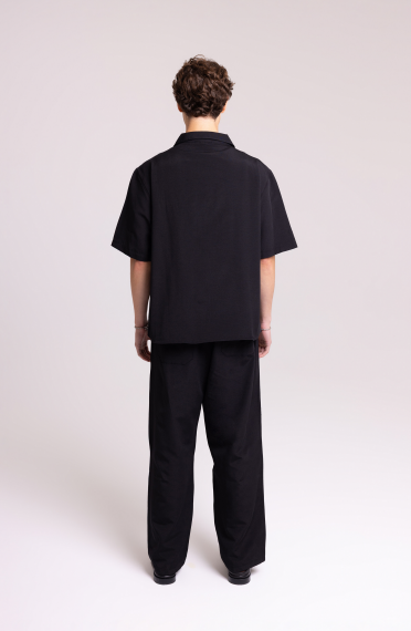 Men's Black Shirt & Trousers Set – Relaxed Utility Fit