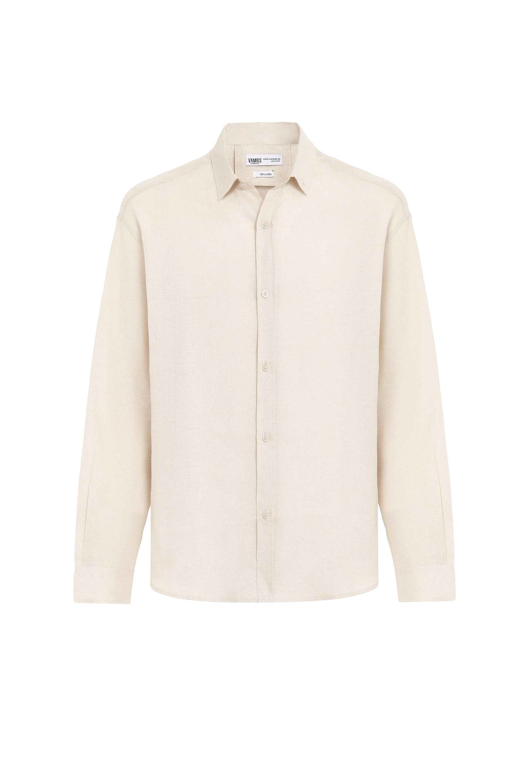 Light Sand Silk Shirt – Luxurious Elegance