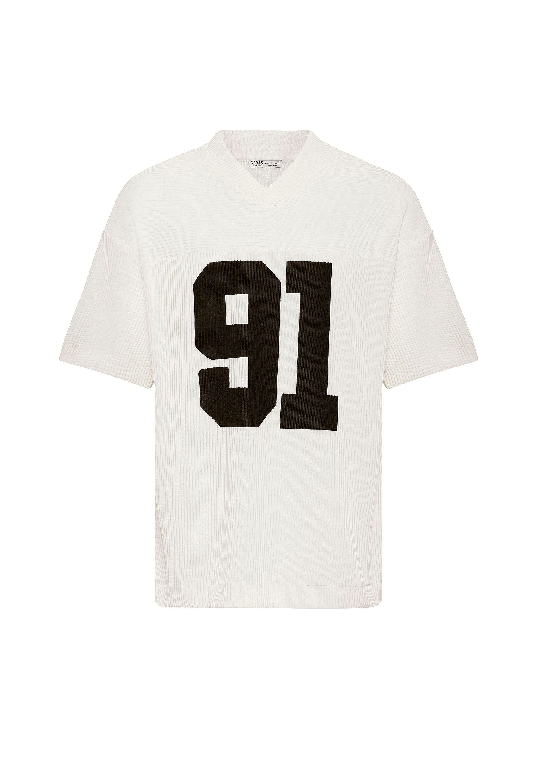 Rich Espresso White Oversized Ottoman-Texture T-shirts – Bold & Relaxed Urban Essential