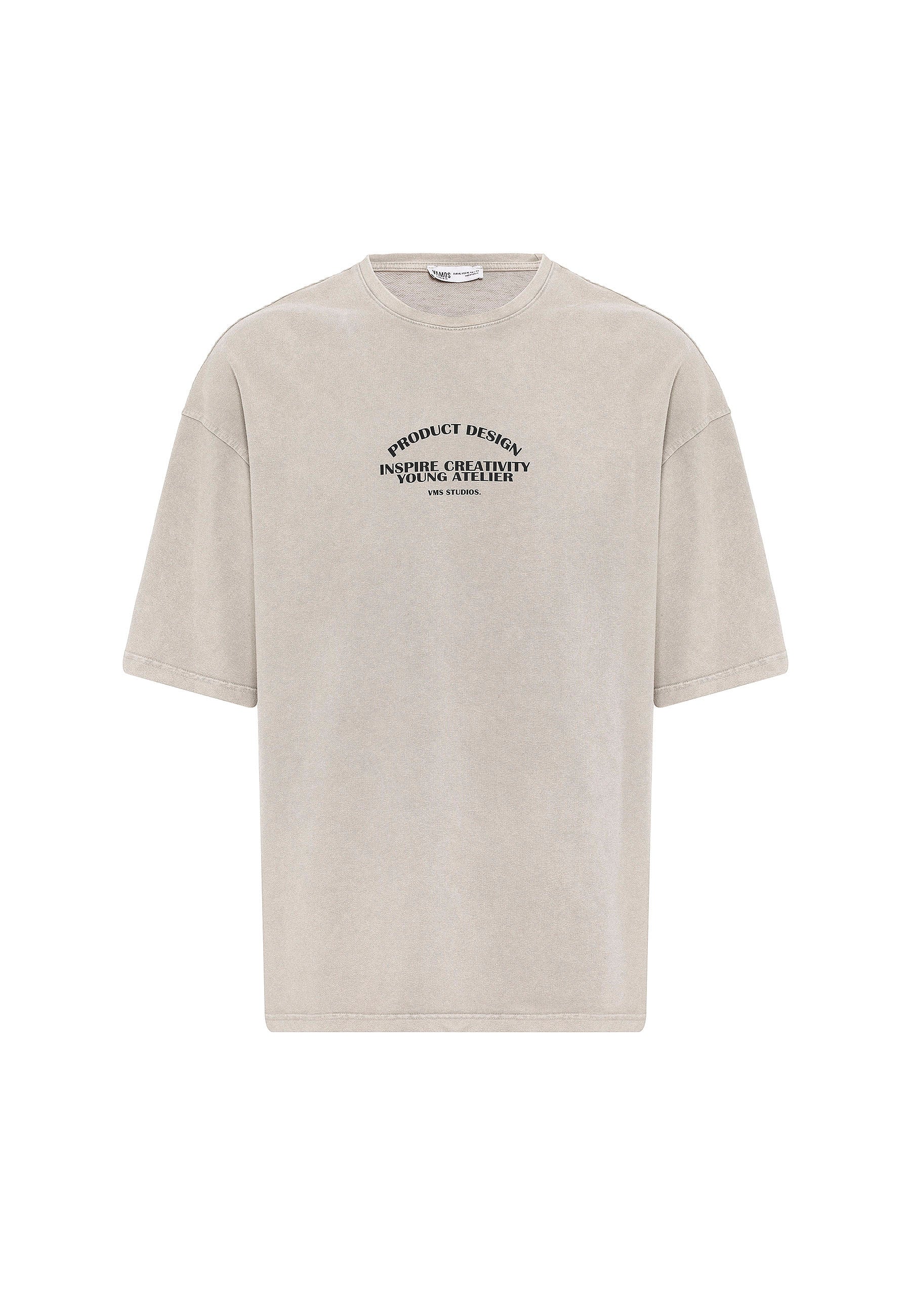 Heritage White Merch Fit T-shirts– Vintage Mood, Minimalist Branding
