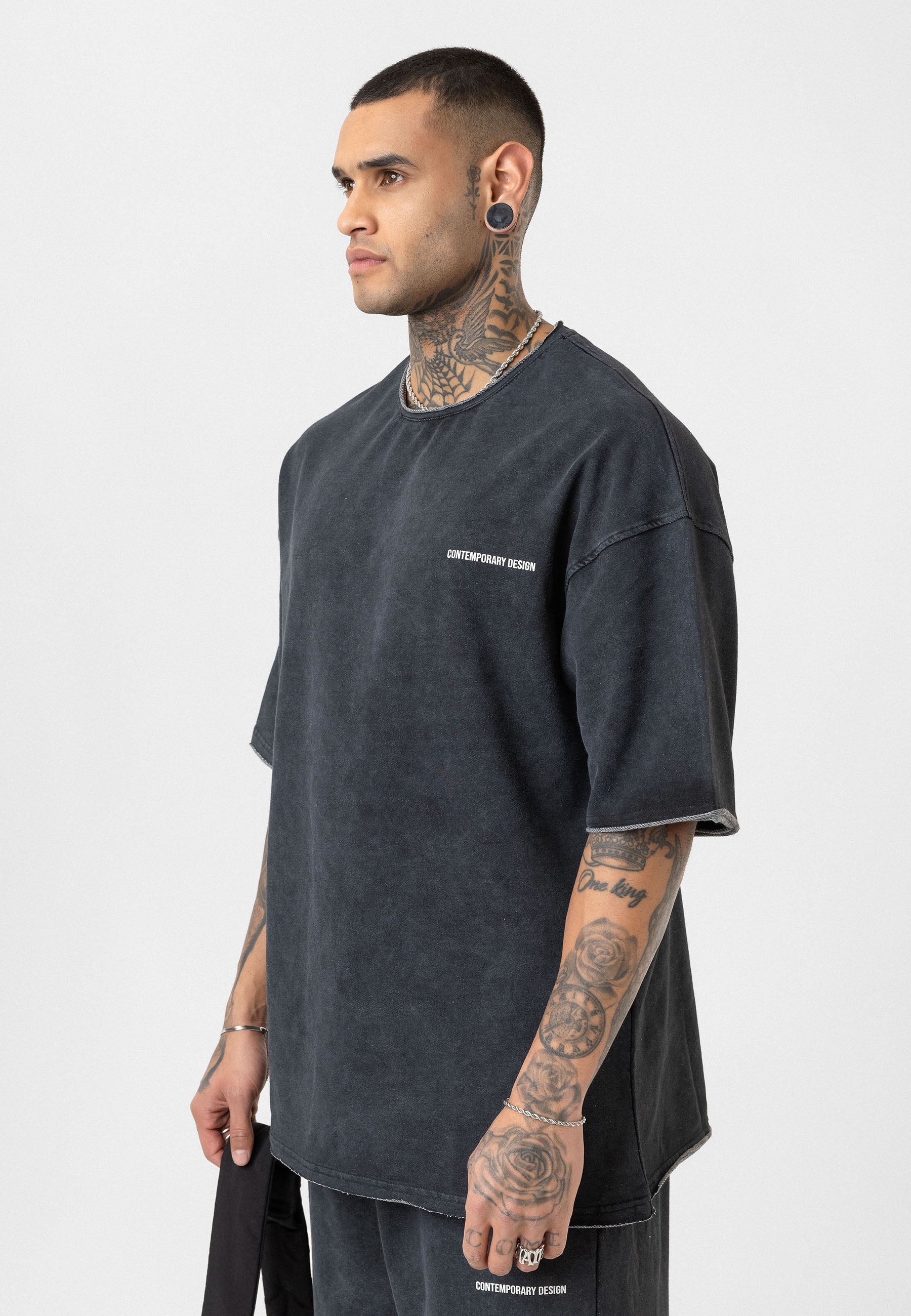 Relaxed Fit Track Pants – Washed Vintage Texture & Everyday Comfort