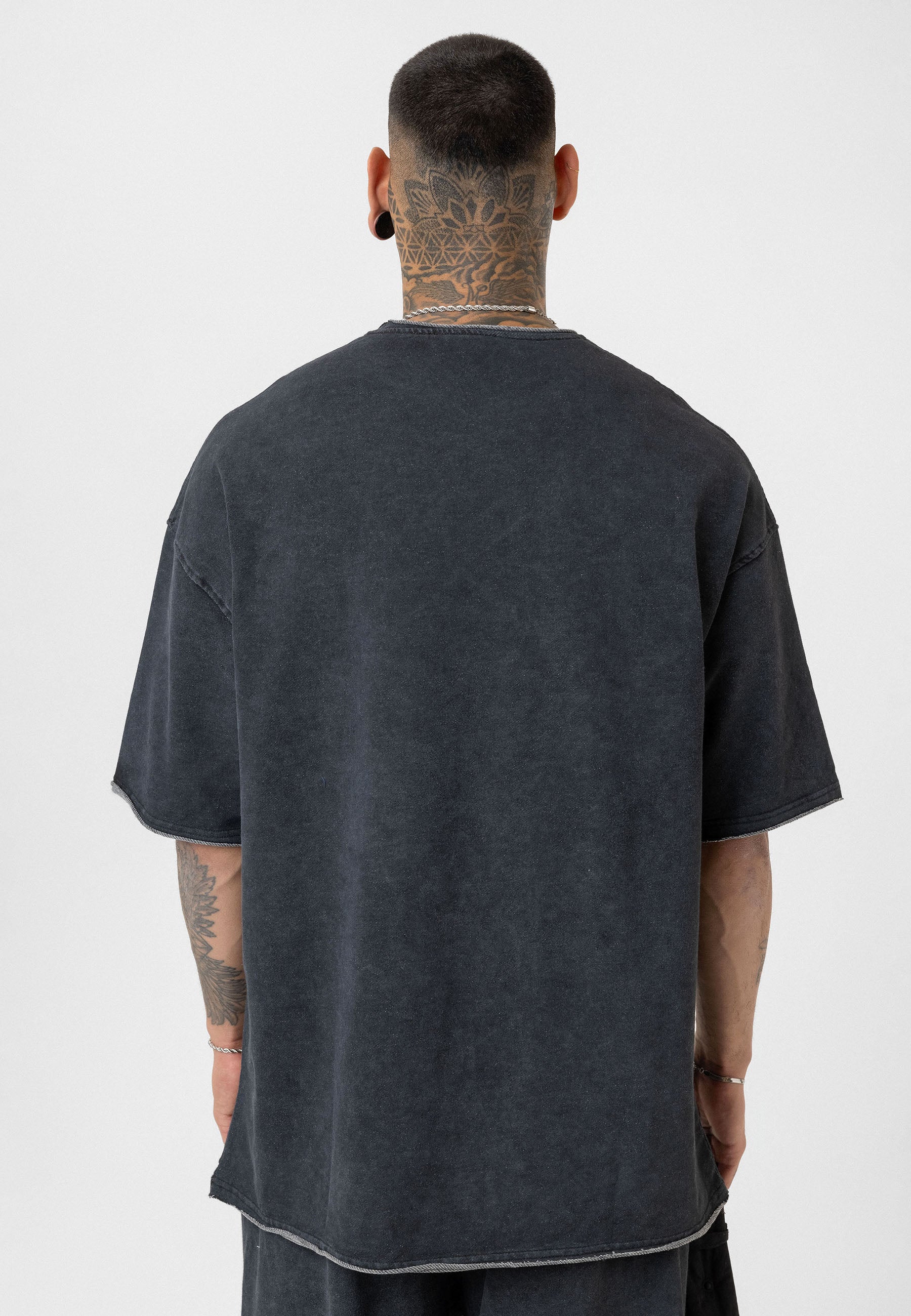 Relaxed Fit Track Pants – Washed Vintage Texture & Everyday Comfort