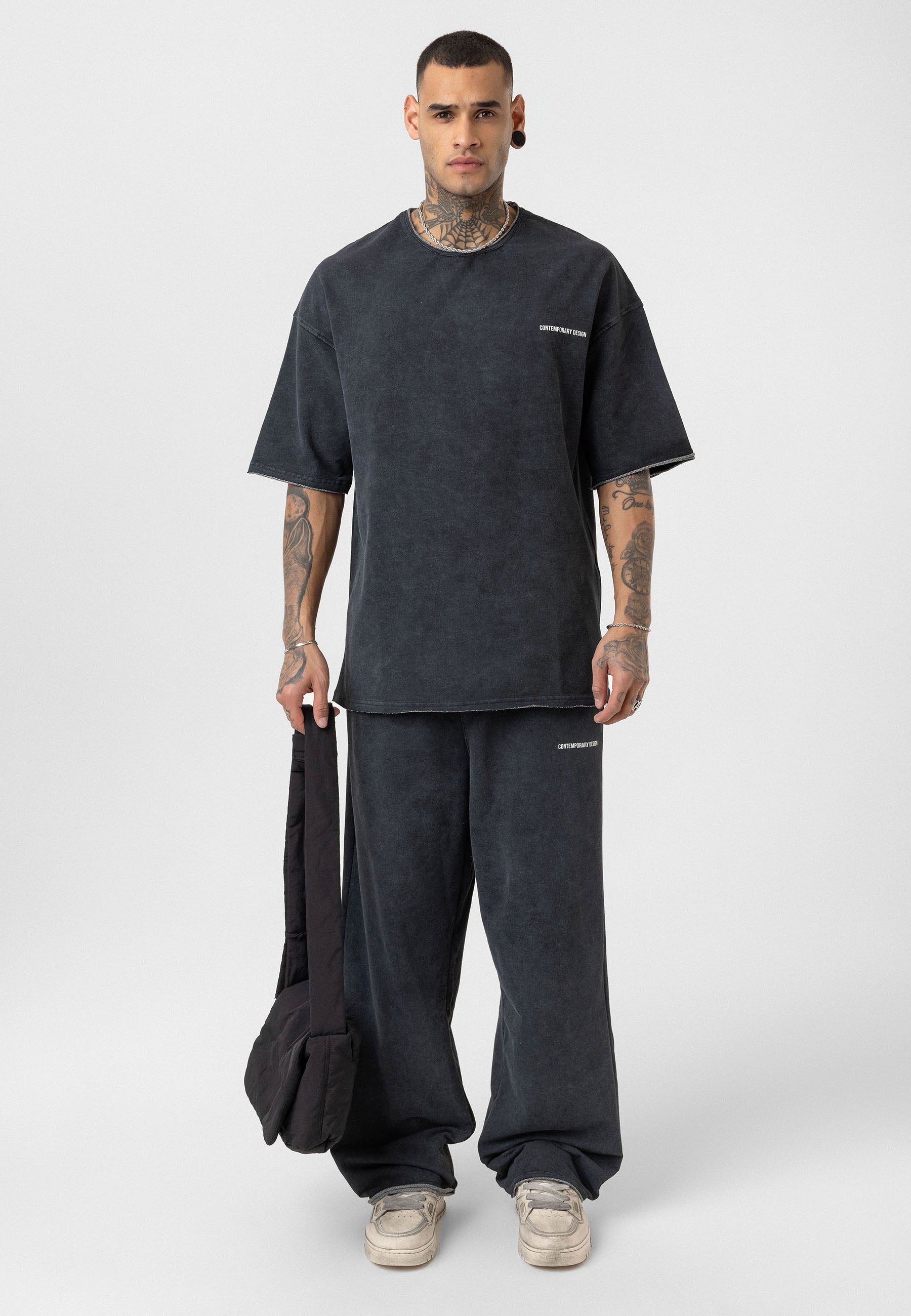 Oversized Print T- shirts Bold Statements in Soft Cotton Black