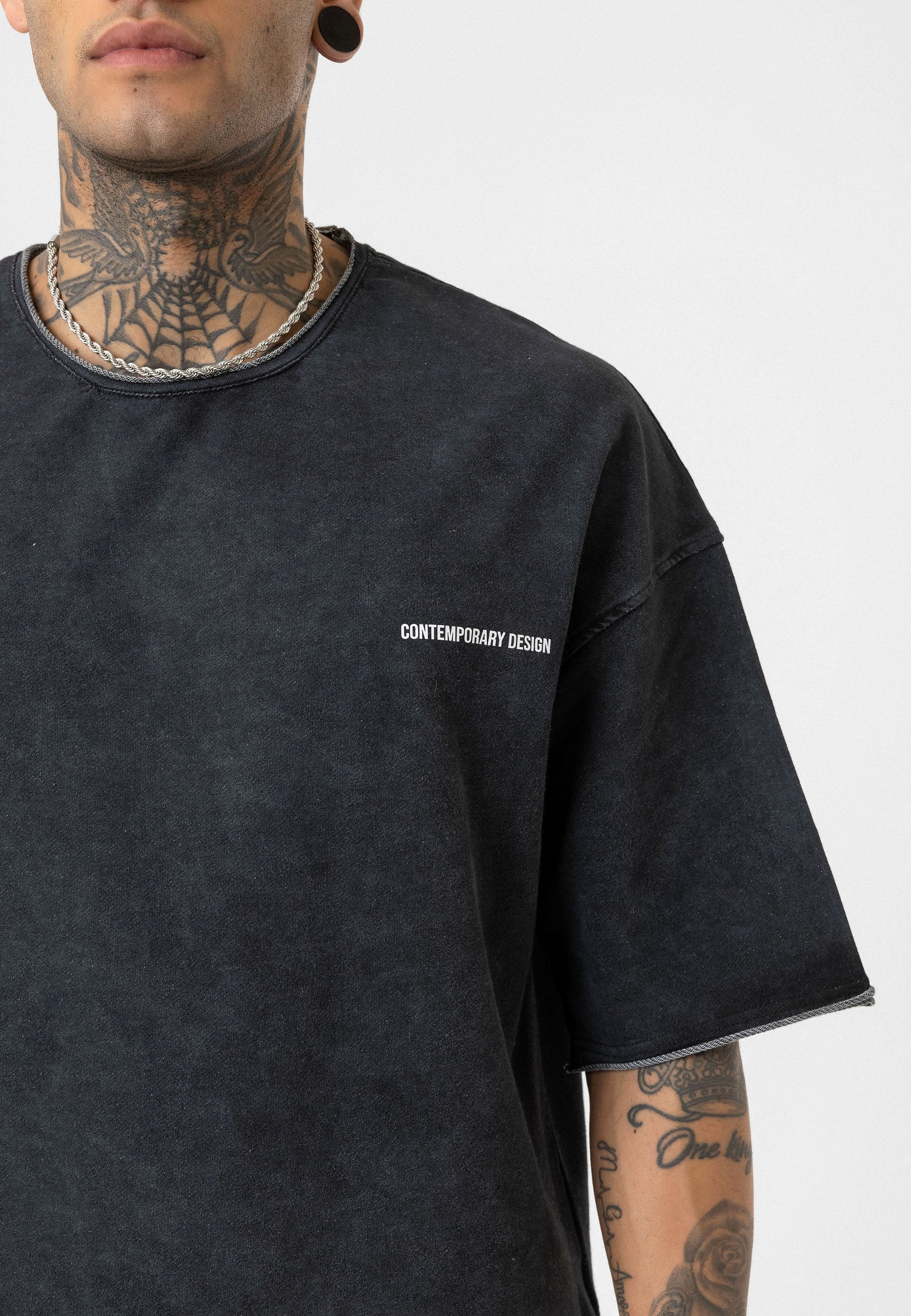 Oversized Print T- shirts Bold Statements in Soft Cotton Black