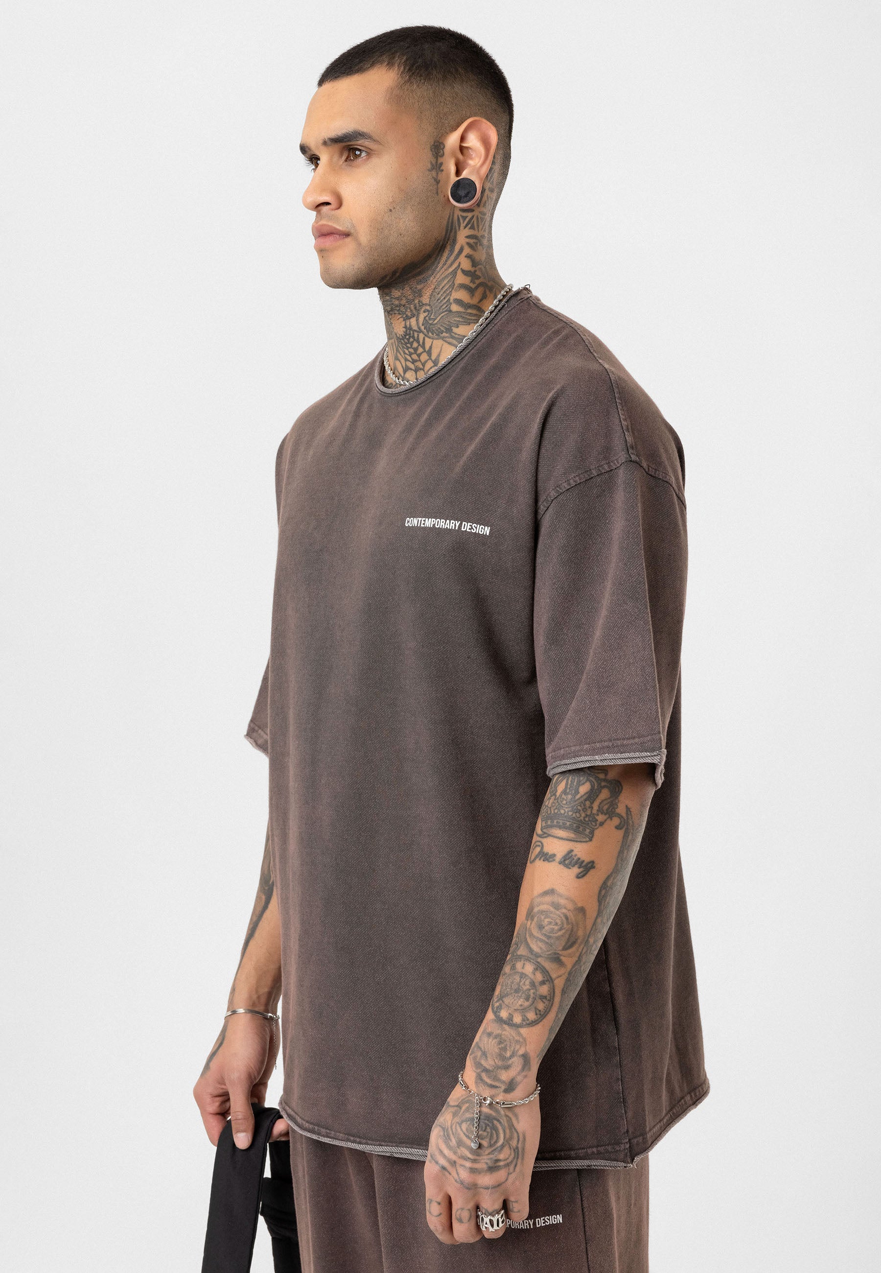 Relaxed Fit Track Pants – Washed Vintage Texture & Everyday Comfort