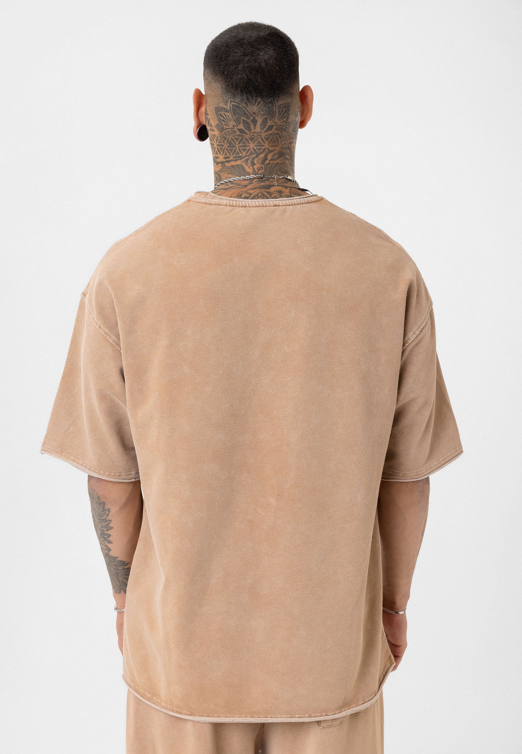Relaxed Fit Track Pants – Washed Vintage Texture & Everyday Comfort