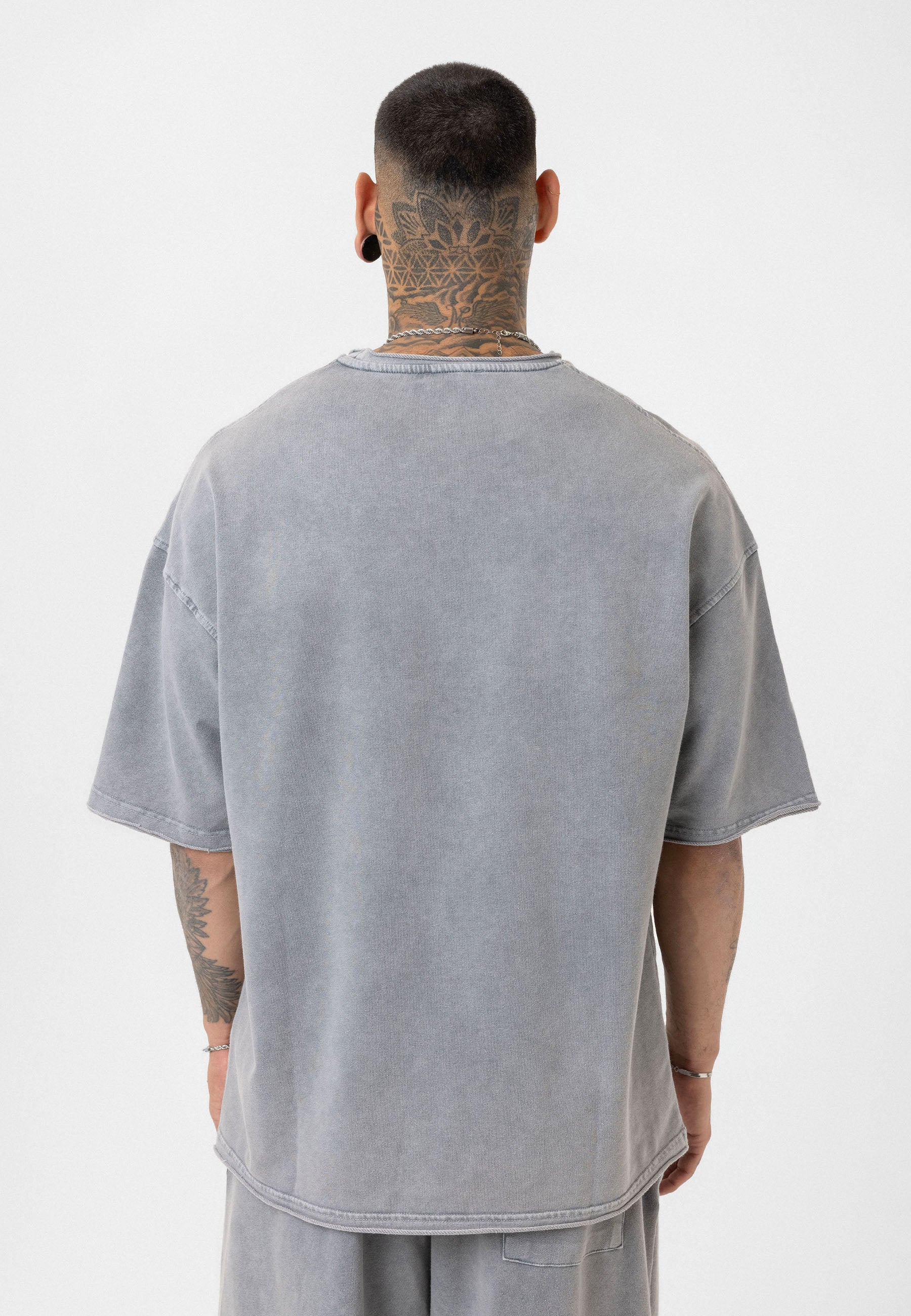 Relaxed Fit Track Pants – Washed Vintage Texture & Everyday Comfort