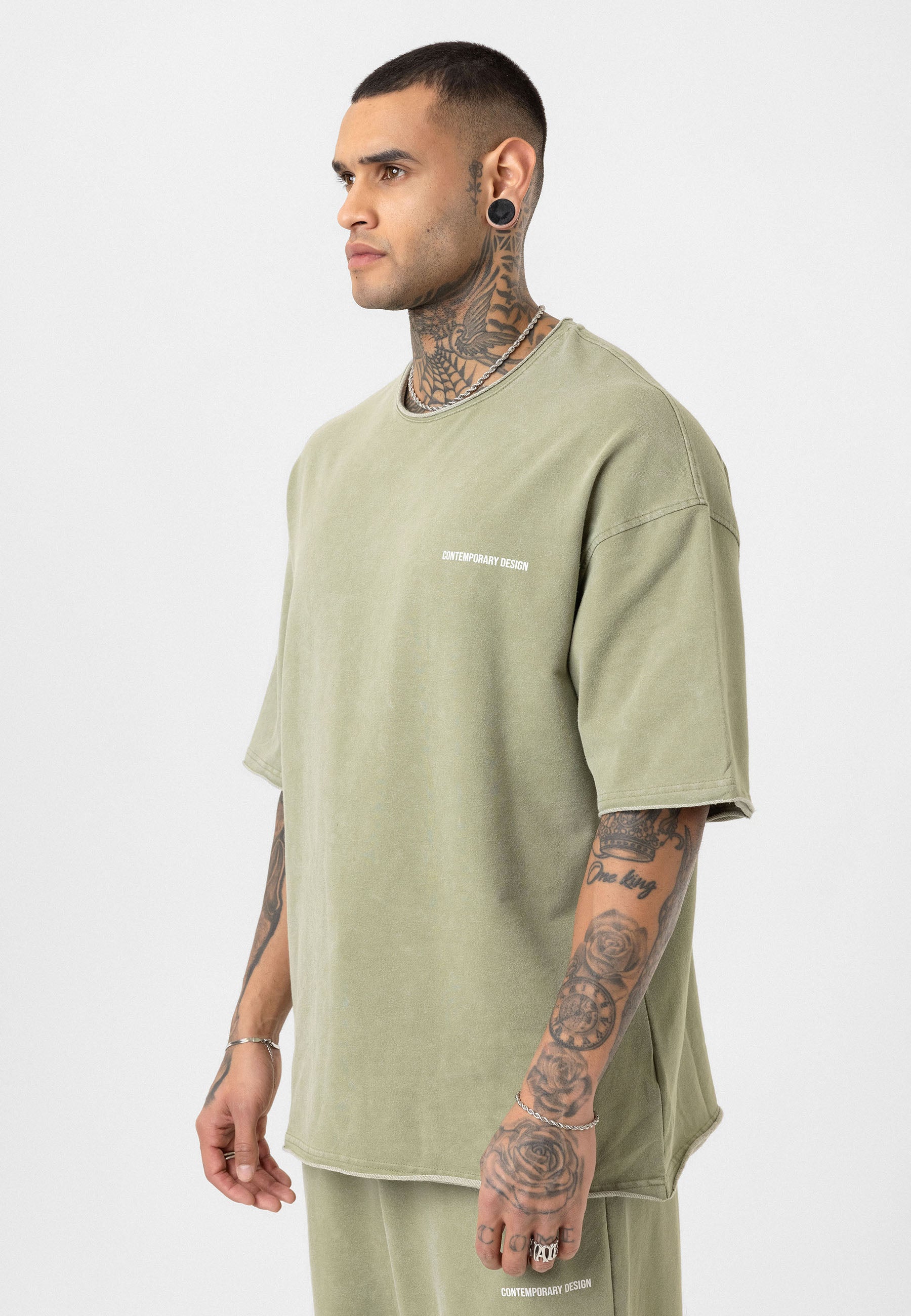 Relaxed Fit Track Pants – Washed Vintage Texture & Everyday Comfort