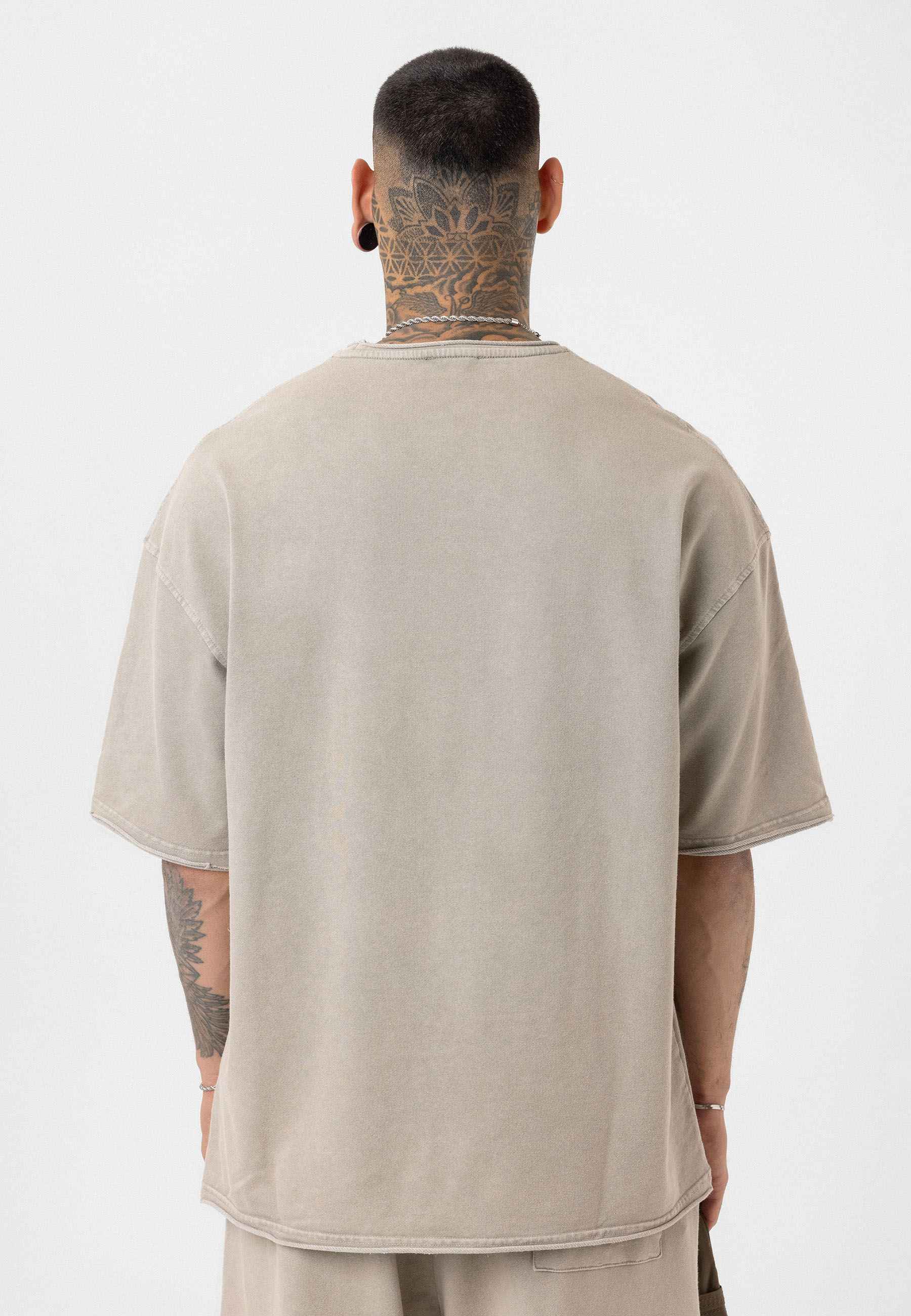 Relaxed Fit Track Pants – Washed Vintage Texture & Everyday Comfort