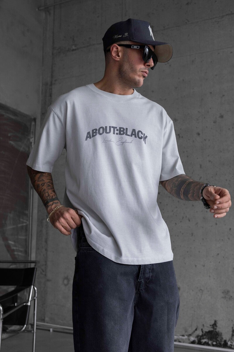 ABOUT BLACK PRINTED T-SHIRT WHITE 1767