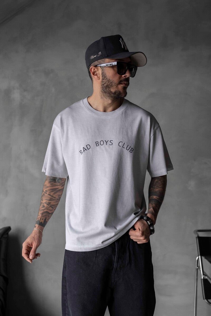 BAD BOYS CLUB PRINTED WASHED T-SHIRT WHITE 1770
