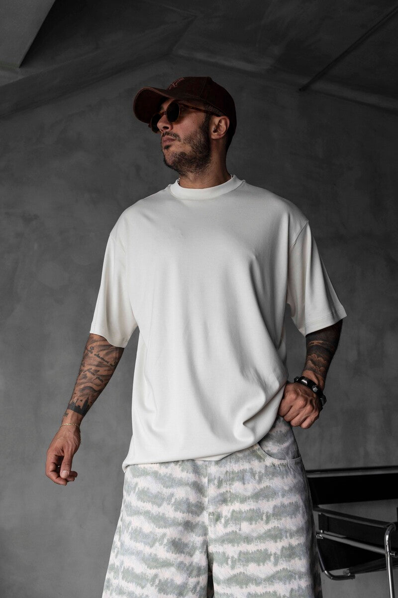 Basic Oversize OffWhite Intense T-shirt 1708