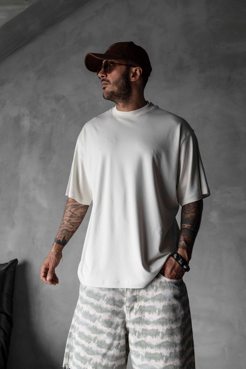 Basic Oversize OffWhite Intense T-shirt 1708