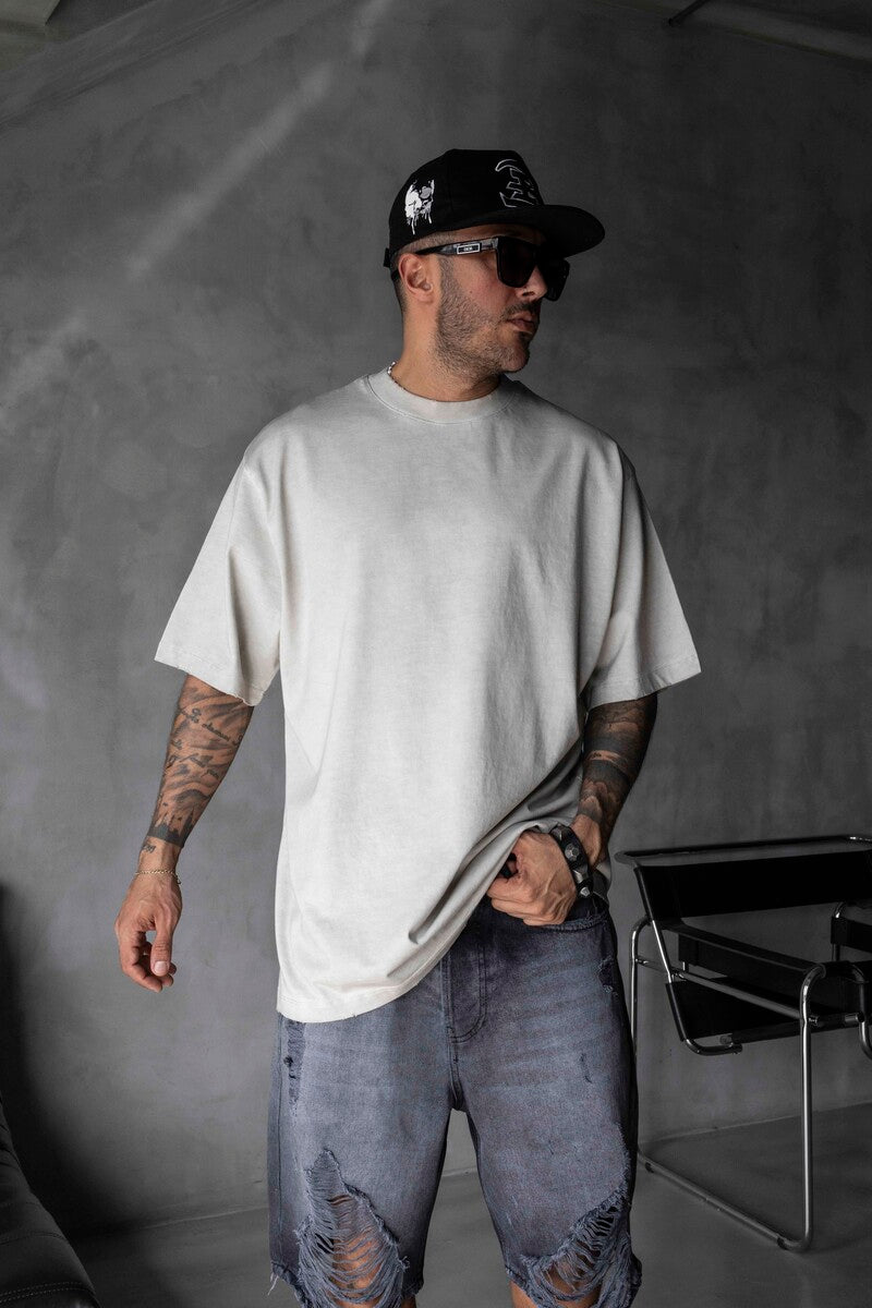 BASIC WASHED T-SHIRT OFFWHITE 1685