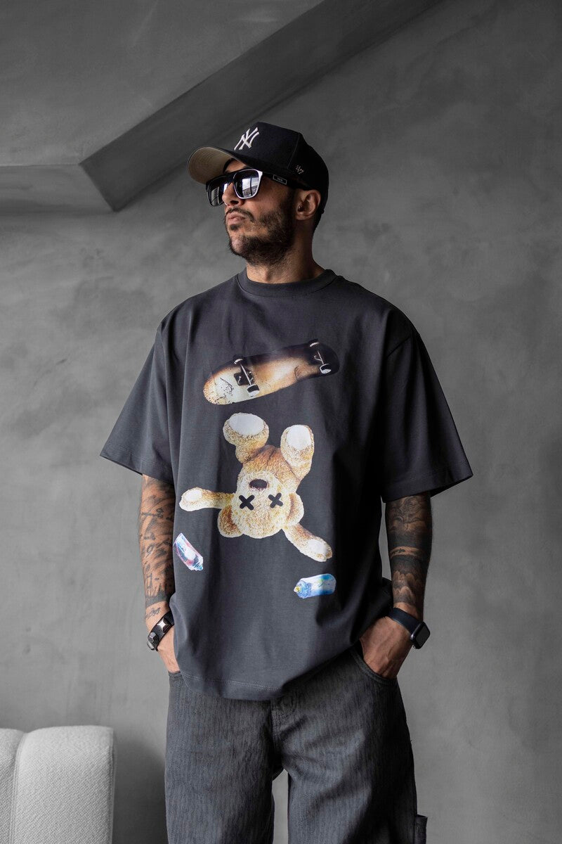 BEAR PRINTED T-SHIRT ANTRA 1737