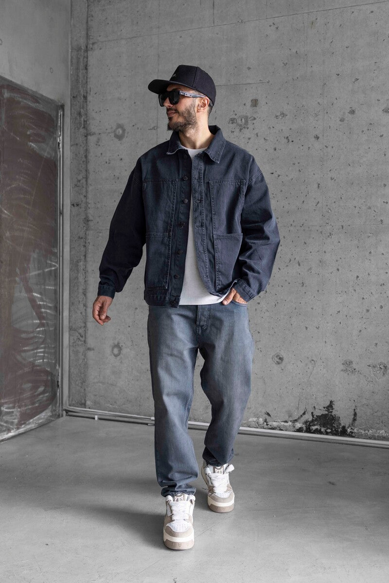 Black Denim Jacket 16963