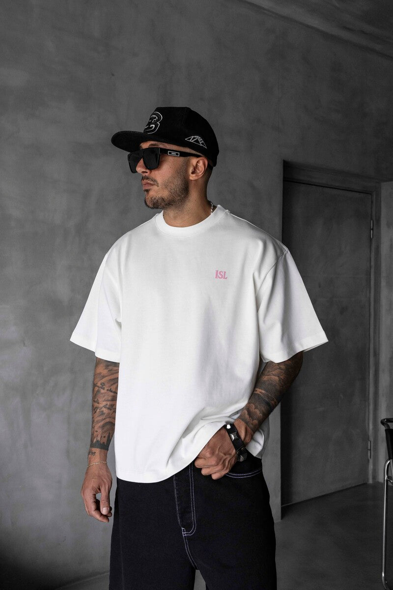 Black Island Printed Beyaz T-shirt 1870