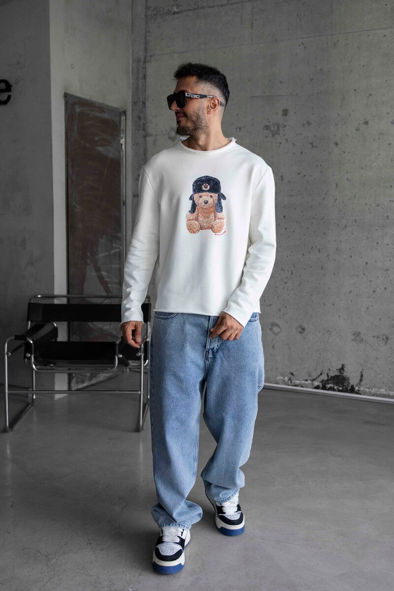 Black Island White Sweatshirt 1796