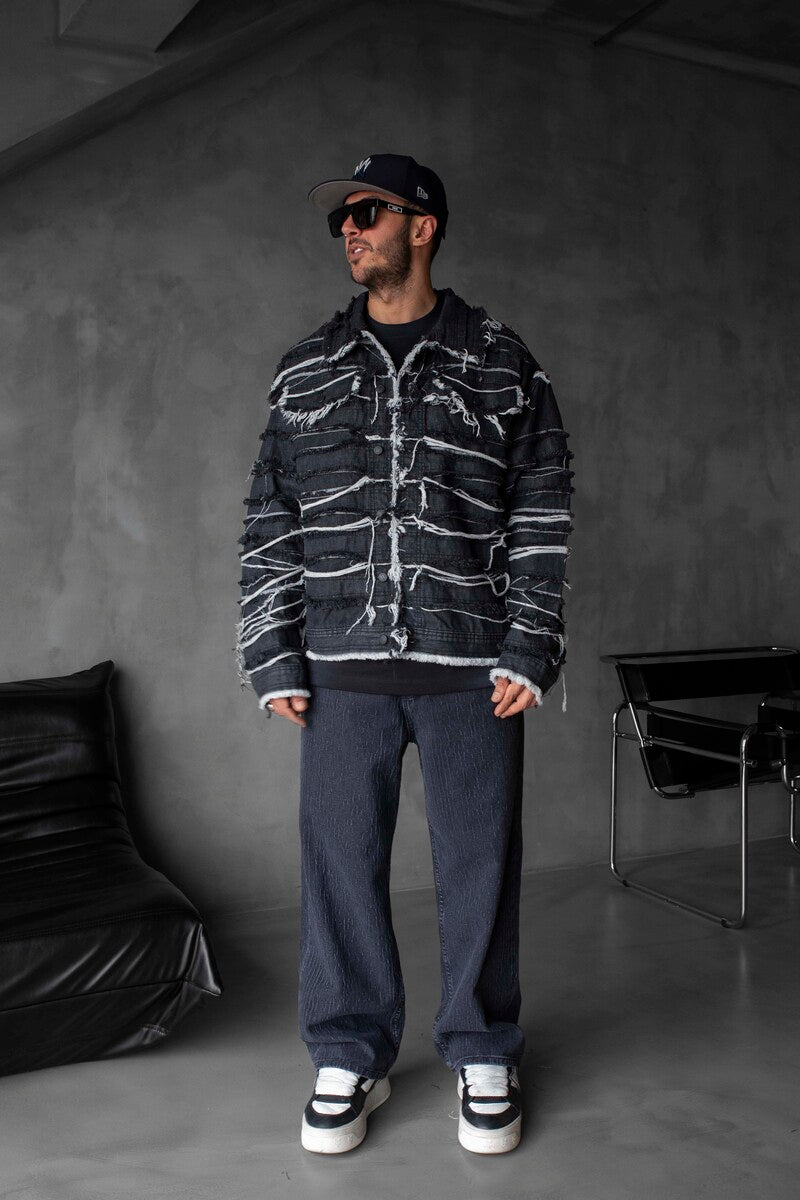 BLACK JEANS JACKET 16890