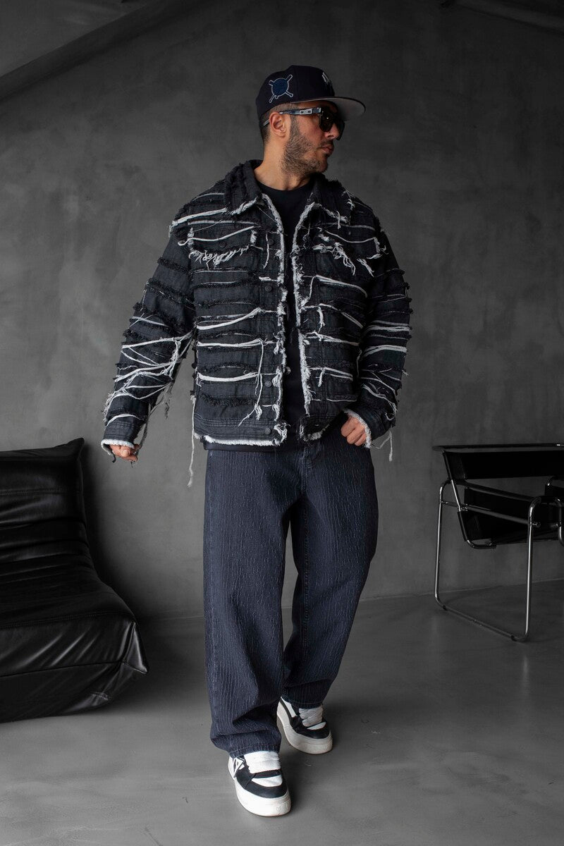 BLACK JEANS JACKET 16890