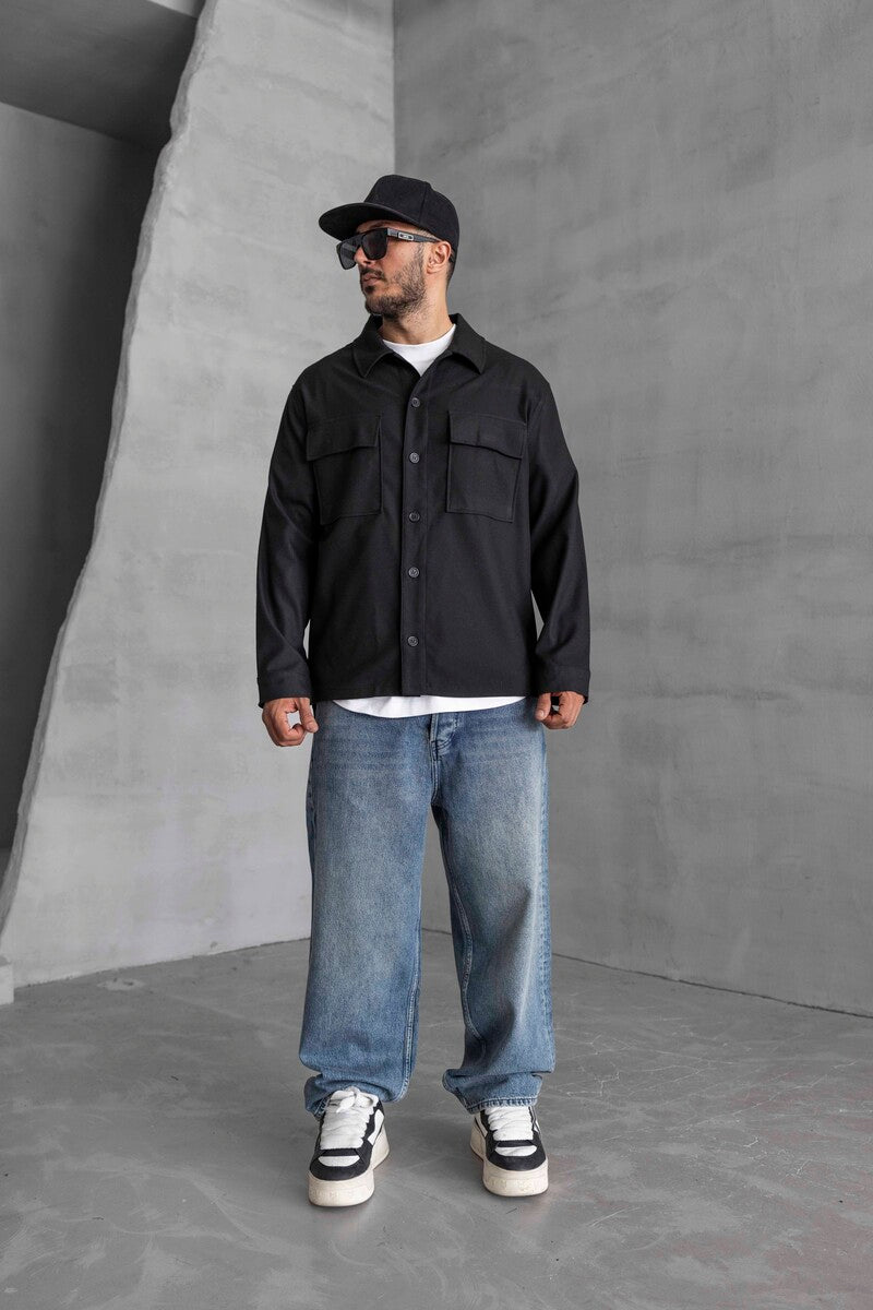 BLACK SHIRT BLACK 16449