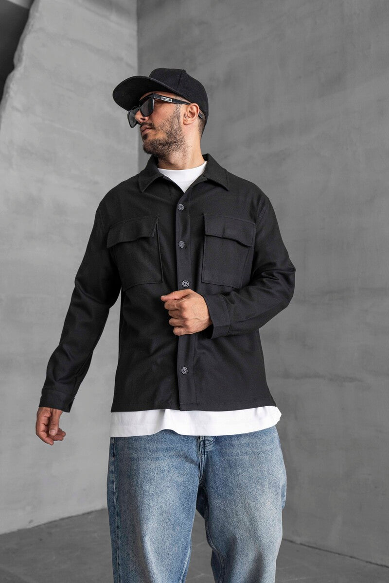 BLACK SHIRT BLACK 16449