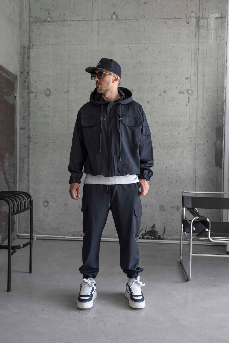 Black tracksuıt 16927-26