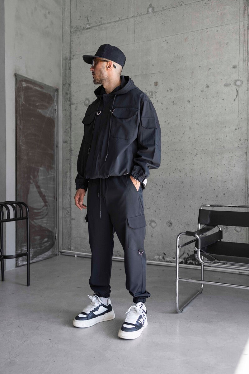 Black tracksuıt 16927-26