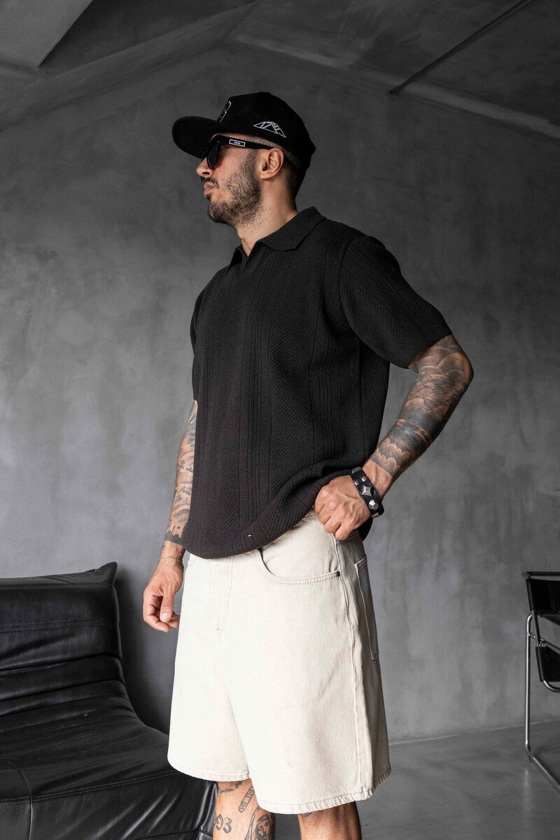 BLACKY POLO COLLAR KNITWEAR 2624