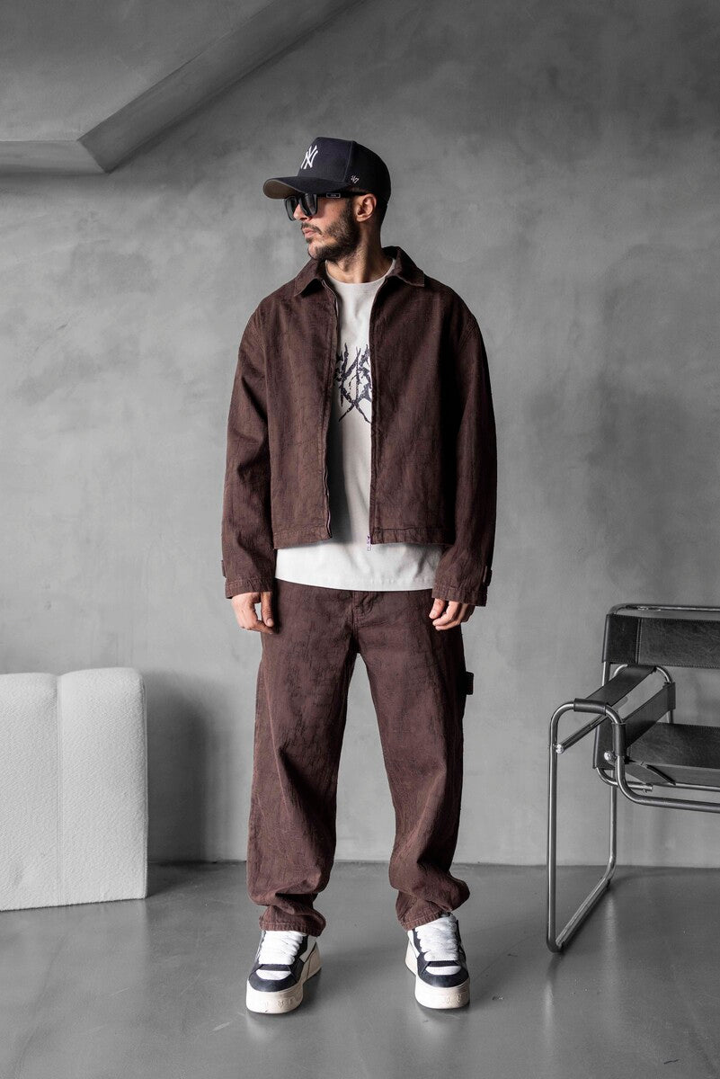BROWN JEANS JACKET 170361-1