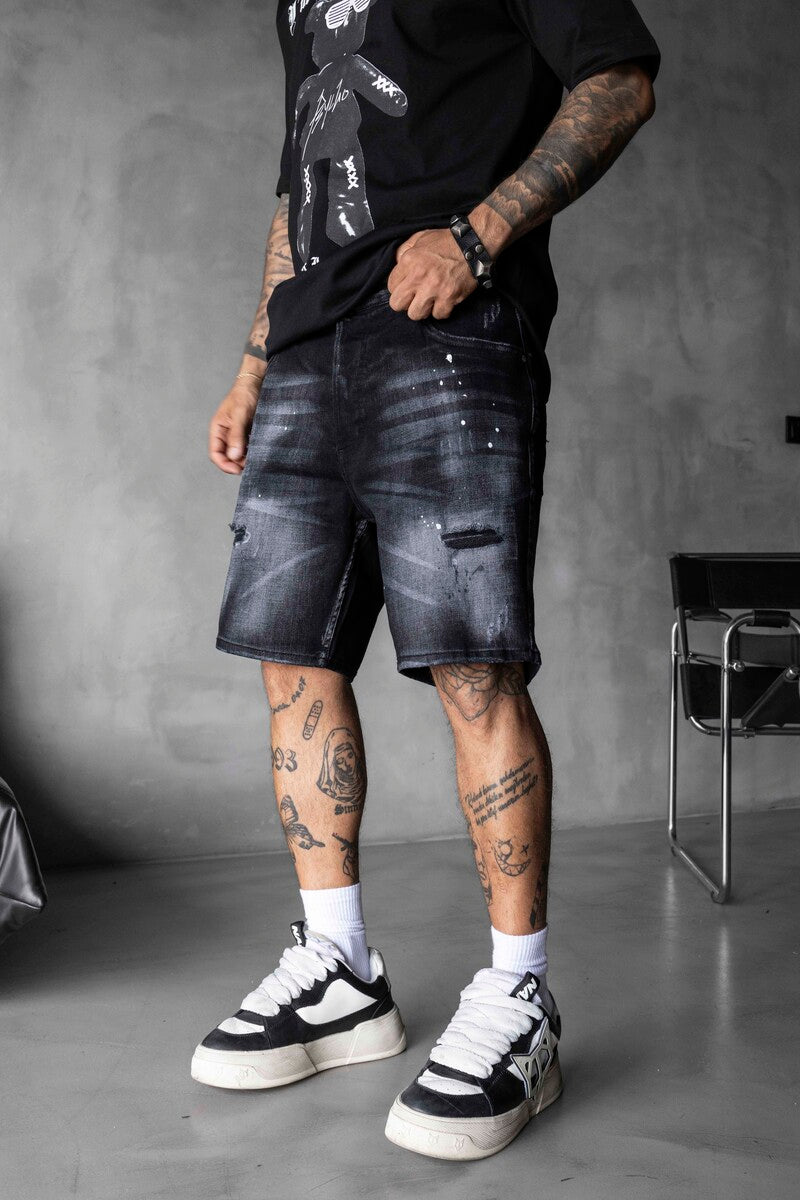 Denim Short Black 17204