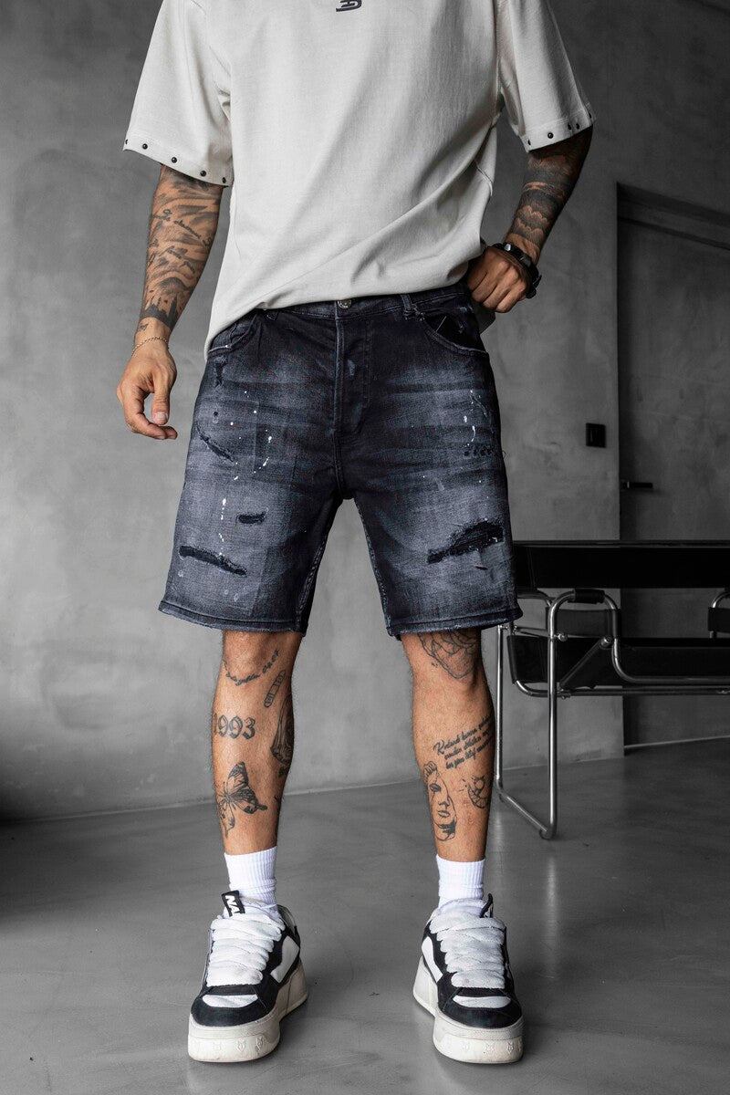 Denim Short Black 17205